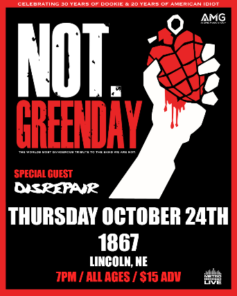 Not Greenday at 1867 Bar – Lincoln, NE