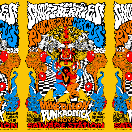 The Snozzberries with special guest Mike Dillon & Punkadelick & Magenta Sunshine at Salvage Station – Indoor Stage – Asheville, NC