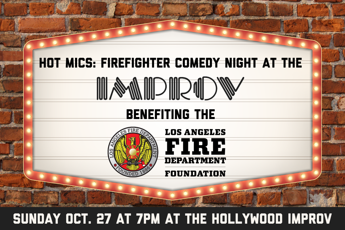Hot Mics: Firefighter Comedy Night! ft. Bobby Lee, Amir K, Erik Griffin, Greg Fitzsimmons, Jay Washington and more TBA!