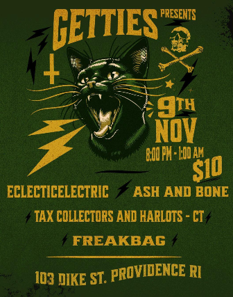 Ash and Bone, Eclectic Electric, Tax Collectors and Harlots, Freakbag at Fete Music Hall – Providence, RI