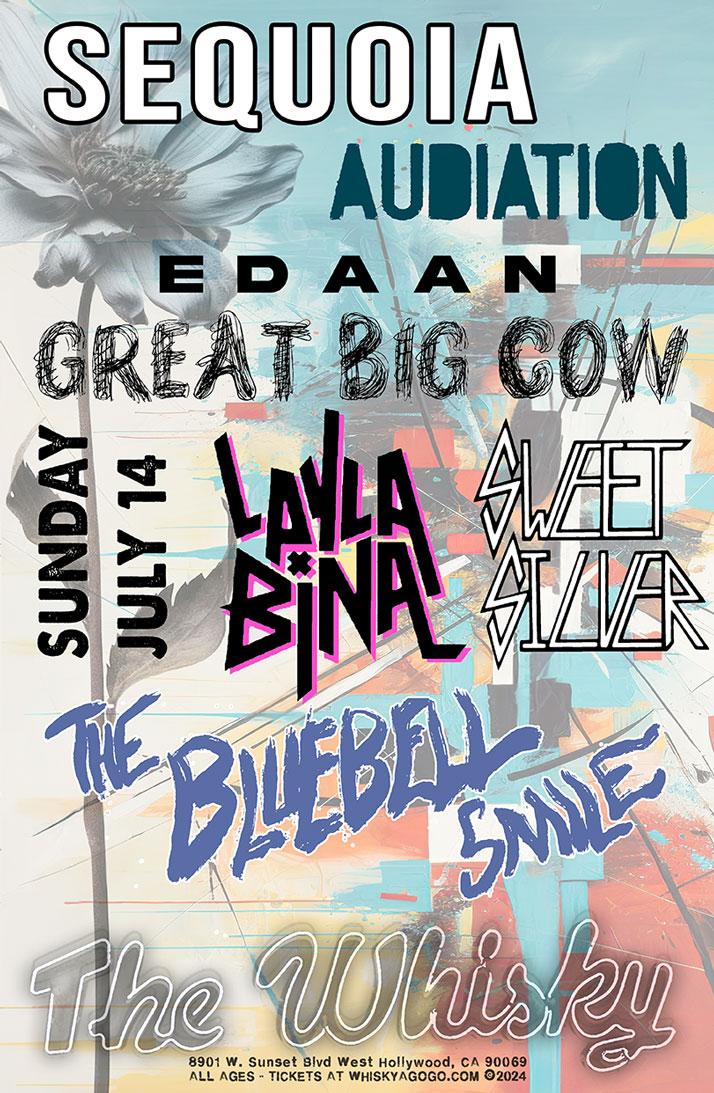 Sequoia, Audiation, Edaan, Great Big Cow, Layla Bina, Sweet Silver, The Bluebell Smile