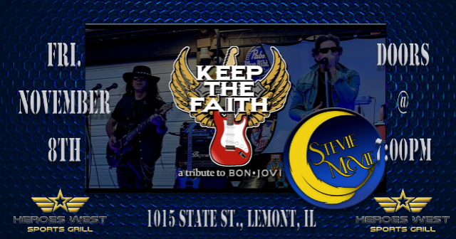 Keep the Faith & Stevie McVie at Heroes West Lemont – Lemont, IL