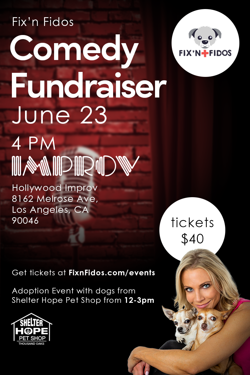 Fix'n Fidos Presents: Comedy Fundraiser ft. Gary Cannon, Ian Bagg, Darren Carter, Aiko Tanaka, Nicky Paris, Mark Ellis!