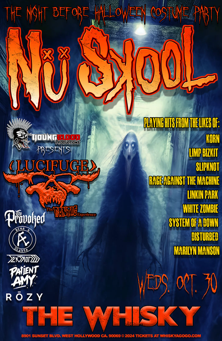 Nu Skool , The Provoked, Lucifuge (Tribute to Danzig), Aces n' Eights , Tektron , Patient Amy, Rozy