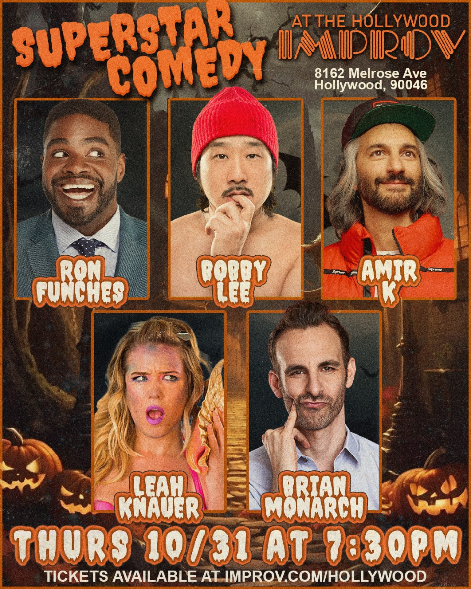 Halloween at the Improv ft. Bobby Lee, Ron Funches, Amir K, Brian Monarch & Leah Knauer! Costumes Optional!