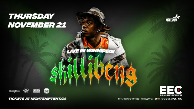 Live in Winnipeg!  Skillibeng