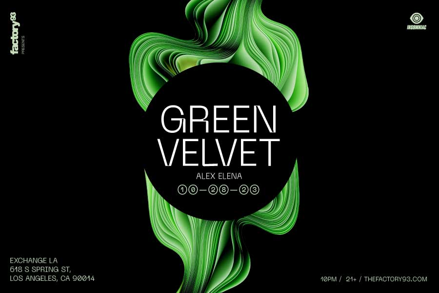 Green Velvet Concerts & Live Tour Dates: 2024-2025 Tickets