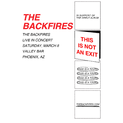 THE BACKFIRES at Valley Bar – Phoenix, AZ