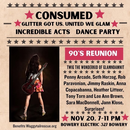 United We Glam: 90's Rock N Glam Karaoke Dance Party - Cover Benefits Local Animal Recue