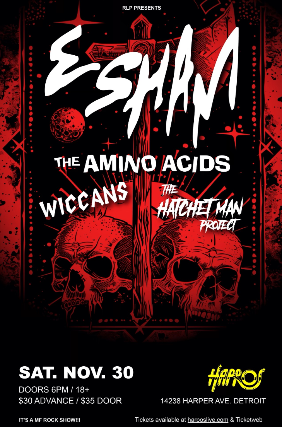 Esham wsg The Amino Acids, Wiccans, The Hatchet Man Project at Harpo’s Concert Theatre – Detroit, MI