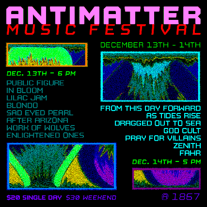 Antimatter Music Festival (Lincoln) at 1867 Bar – Lincoln, NE