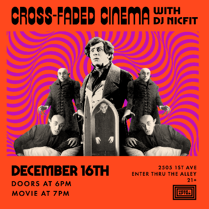 Cross-Faded Cinema w/DJ Nicfit at Here – After – Seattle, WA