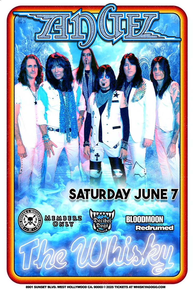 Angel, The Guitar & Whiskey Club, Redrumed, Decibel Dogs, Memberz Only, Bloodmoon