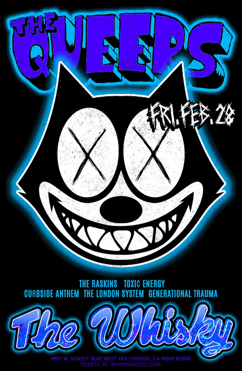 The Queers, The Raskins, Toxic Energy, Curbside Anthem, Luna Day, The London System, Generational Trauma