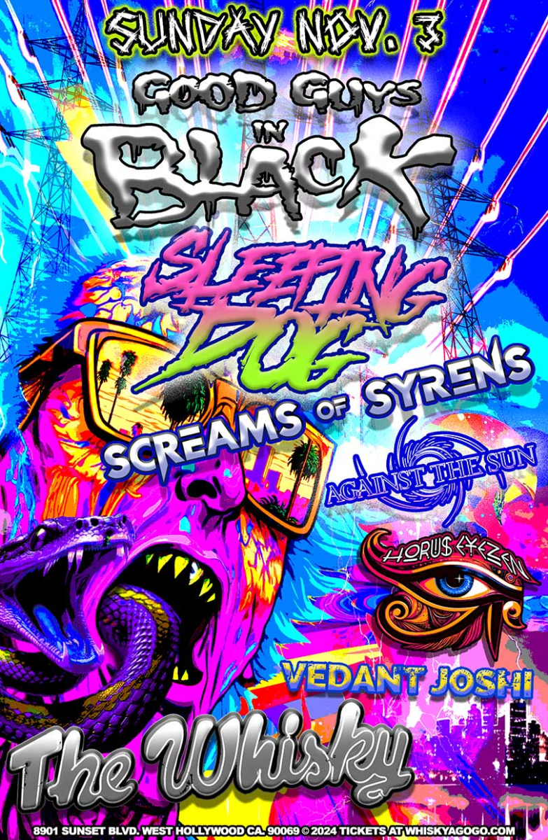 Good Guys In Black, Sleeping Dog, Screams of Syrens, Against the Sun, HorusEyeZen, Nox Sinister