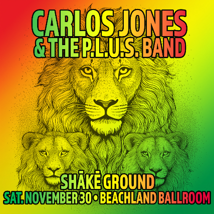 Carlos Jones & The PLUS Band, Shake Ground at Beachland Ballroom – Cleveland, OH