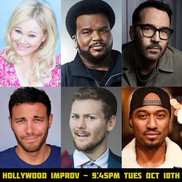 Tonight at the Improv ft. Craig Robinson, Jeremy Piven, Caroline Rhea, Drew Lynch, Vinny Fasline and more TBA!