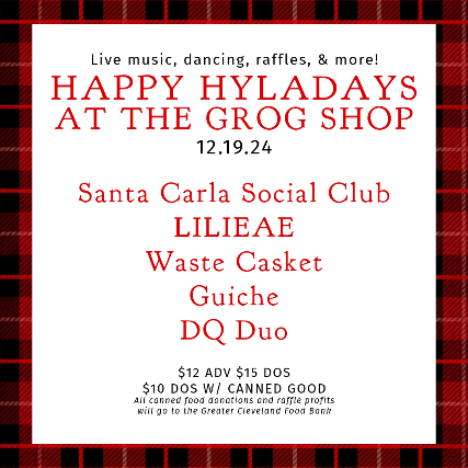 LILIEAE / Santa Carla Social Club / Waste Casket / Guiche / DQ Duo at Grog Shop – Cleveland Heights, OH