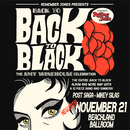 back to BACK TO BLACK: the AMY WINEHOUSE celebration, Post Saga, Mikey Silas (Apostle Jones) at Beachland Ballroom – Cleveland, OH