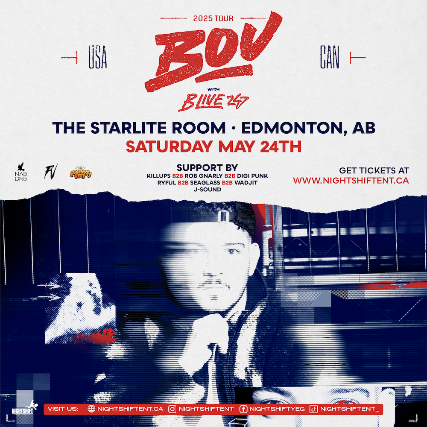 Bou at The Starlite Room – Edmonton, AB