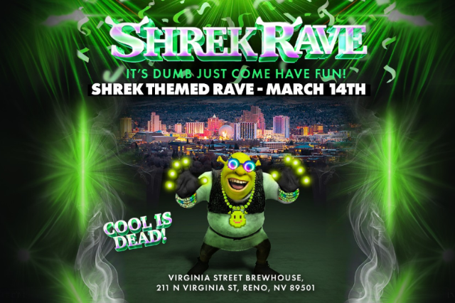 Shrek Rave at Virginia Street Brewhouse – Reno, NV