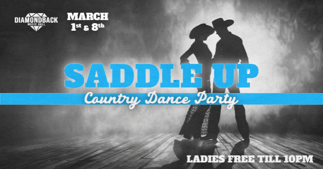 Saddle Up Country Dance Party! at Diamondback Music Hall – Belleville, MI