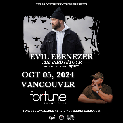 EVIL EBENEZER - LIVE IN VANCOUVER! With DI$TINCT!