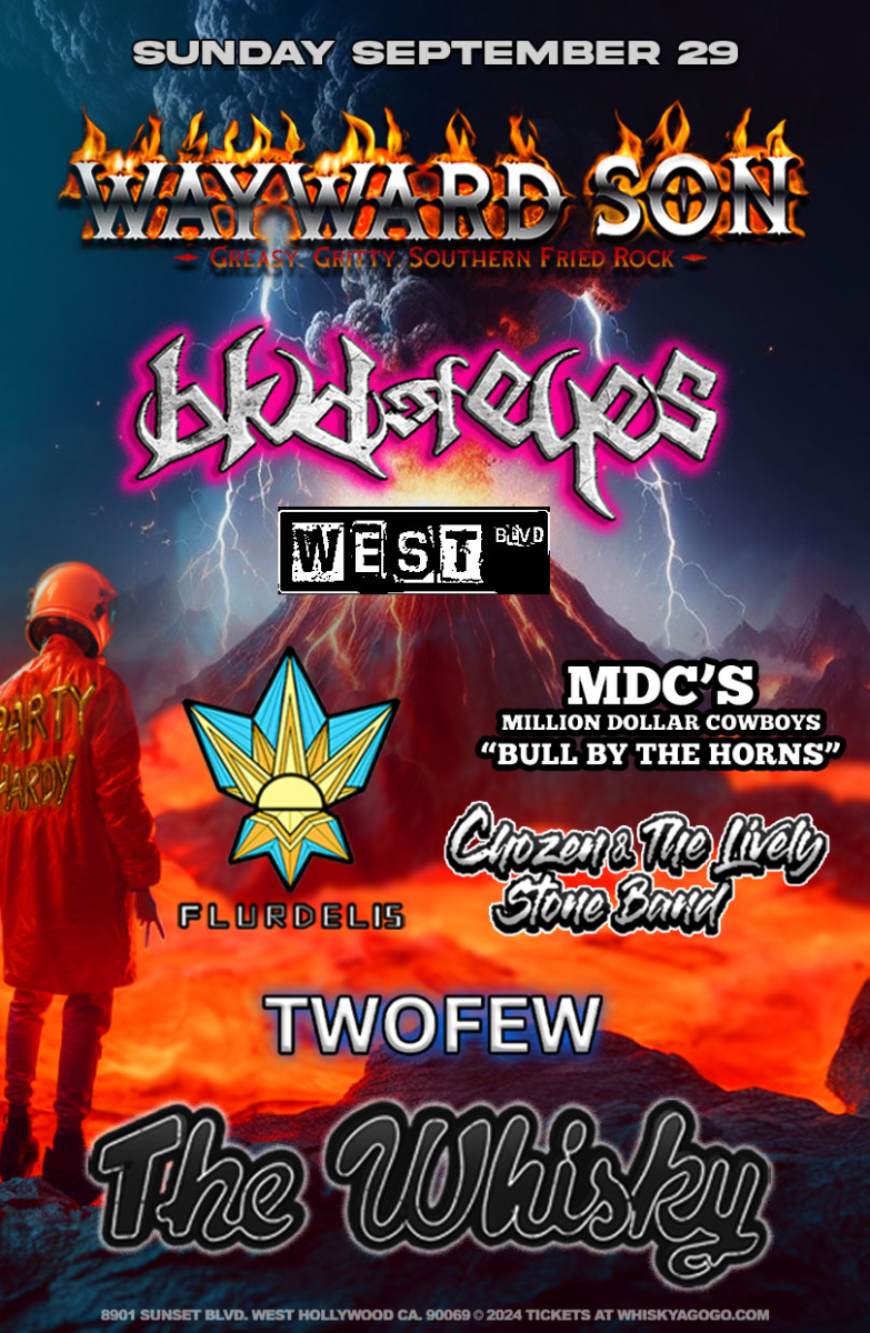 Wayward Son, Blvd of Eyes, West Blvd, Flurdelis, Million Dollar Cowboys, Chozen & The Lively Stone Band, TwoFew