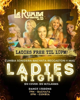 Ladies Night & Noche Sonidera at La Rumba – Denver, CO