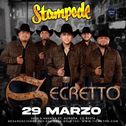 SECRETTO at Stampede – Aurora, CO