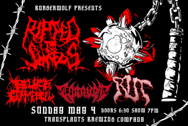 Ripped to Shreds / Bruce X Campbell / Corrupt / Rut at Transplants Brewing Company – Palmdale, CA