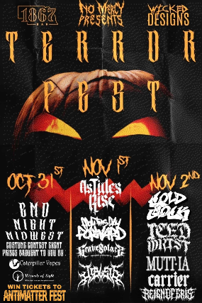 TERROR FEST at 1867 Bar – Lincoln, NE