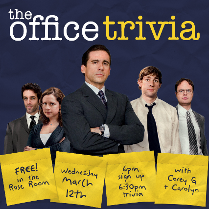 THE OFFICE TRIVIA w/ COREY G + CAROLYN at Valley Bar – Phoenix, AZ