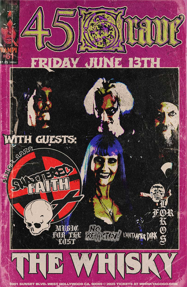 45 Grave, Shattered Faith, Music For The Lost, No Reaction, Aryah, Vanta After Dark, Los Saicos Experience, For Lokos