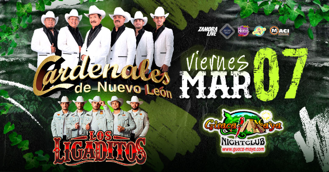 Los Cardenales de Nuevo León en Omaha at Guacamaya Night Club – Omaha, NE