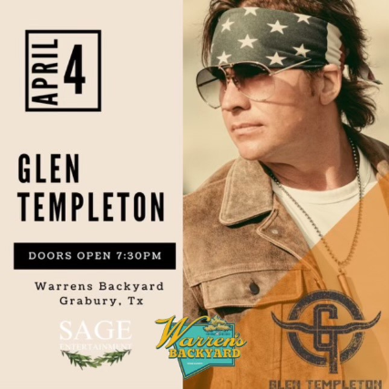 Glen Templeton at Warren’s Backyard – Granbury, TX