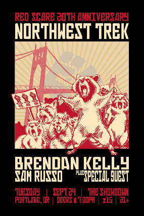 Red Scare 20th Anniversary Northwest Trek: Brendan Kelly with Sam Russo and Ty Vaughn at The Showdown – Portland, OR