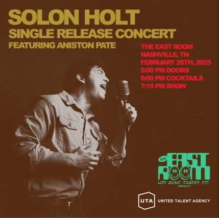 Solon Holt Ep Release Concert at The East Room – Nashville, TN