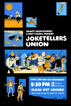 Joketellers Union at Clock-Out Lounge – Seattle, WA