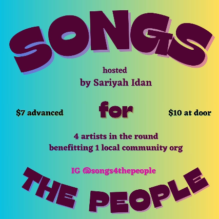 SONG FOR THE PEOPLE- Hosted by Sariyah Idan at The Den at Howlin’ Wolf – New Orleans, LA