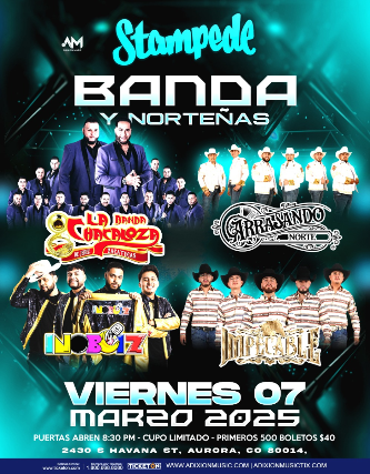 Banda La Chacaloza de Jerez Zacatecas at Stampede – Aurora, CO