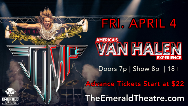 JUMP –  America’s Van Halen Experience at Emerald Theatre – Mount Clemens, MI