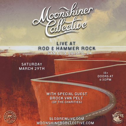 Moonshiner Collective w/ support by Brock Van Pelt at SLO Brew Rock – San Luis Obispo, CA