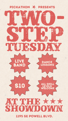 Two-Step Tuesday with Dusty Rust at The Showdown – Portland, OR