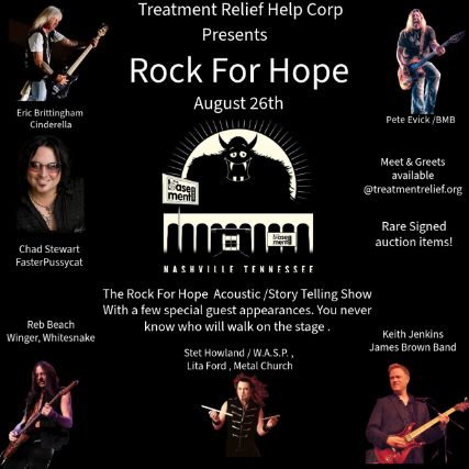 Rock for Hope: Treatment Relief Foundation Charity Show