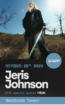 Jeris Johnson – Dragon Born Tour – w/ FREAK + Blackswan at Woodlands Tavern at Woodlands Tavern – Columbus, OH