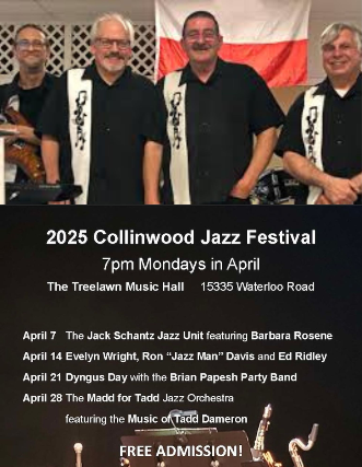 The Brian Papesh Party Band-Dyngus Day Celebration: 2025 Collinwood Jazz Festival at Treelawn Music Hall – Cleveland, OH