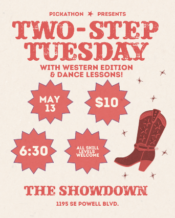 Two-Step Tuesday with Western Edition and Dance Lessons at The Showdown – Portland, OR