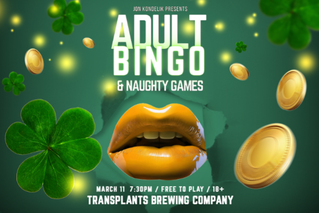 Adult Bingo & Naughty Games at Transplants Brewing Company – Palmdale, CA