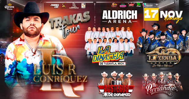 Luis R Conriquez: Trakas Tour en Maplewood at Aldrich Arena – Maplewood, MN